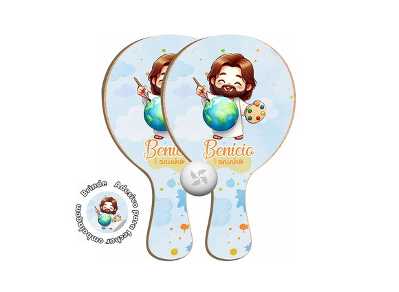 Kit Raquetes Ping Pong - o Maior Pintor do Mundo