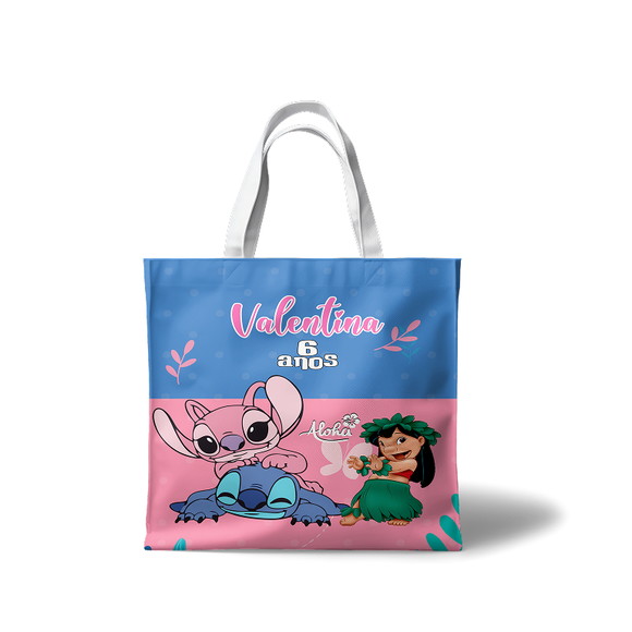 Sacola Tecido - Lilo Stitch Angel