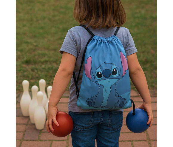 Mini Boliche Infantil com Mochila Lilo And Stitch