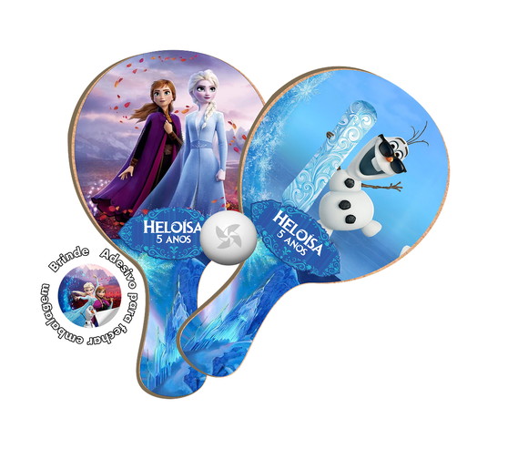Kit Raquetes Ping Pong - Frozen