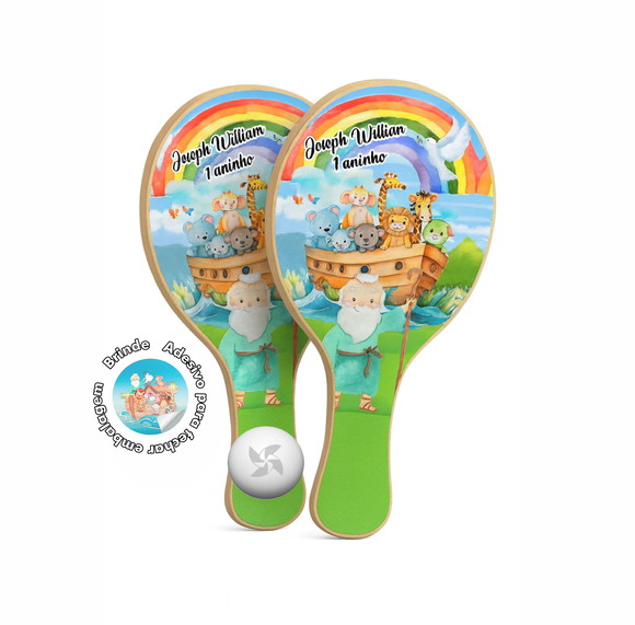 Kit Raquetes Ping Pong - Arca de Noé