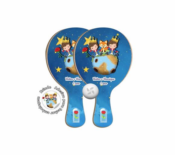Kit Raquetes Ping Pong - Pequeno Príncipe
