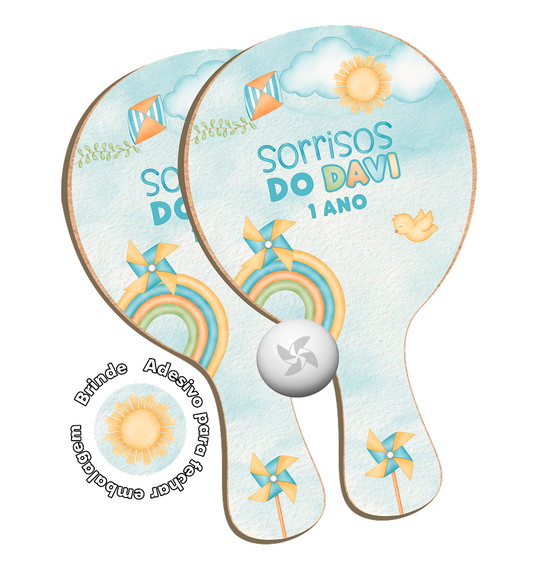 Kit Raquetes Ping Pong - 365 Sorrisos