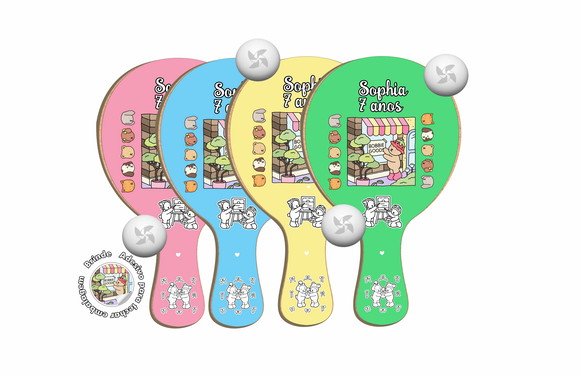 Kit Raquetes Ping Pong - Bobbie Goods