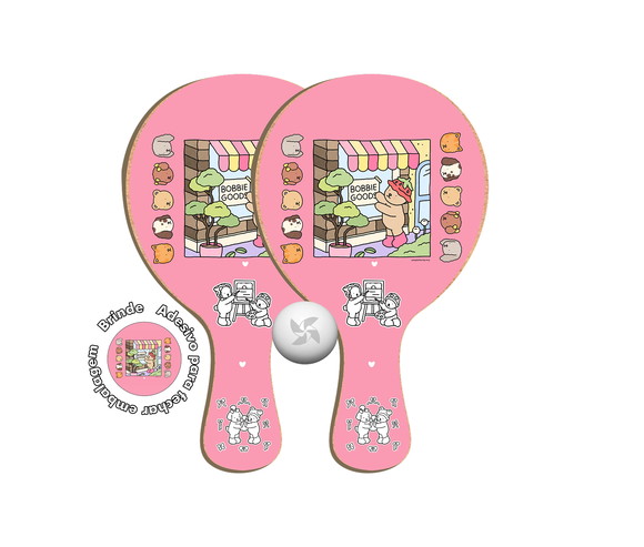 Kit Raquetes Ping Pong - Bobbie Goods