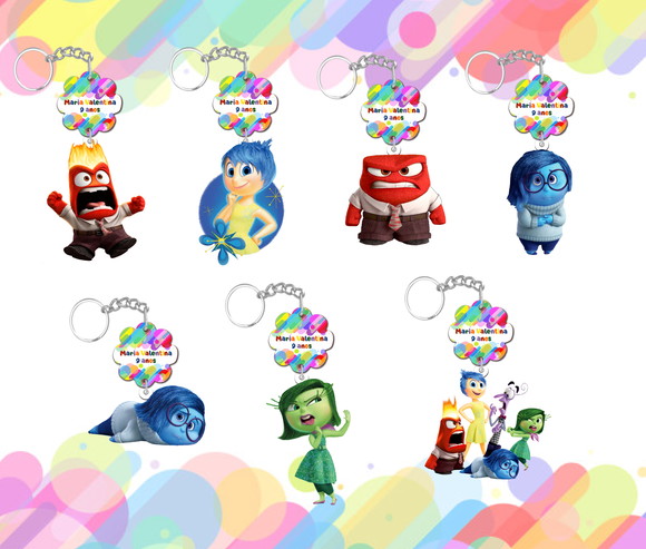 Chaveiro Personalizado mdf - Divertidamente