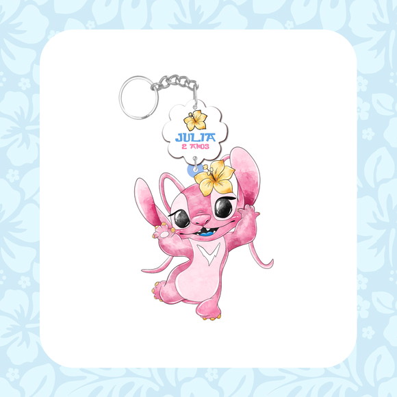 Chaveiro Personalizado mdf - Lilo Stitch