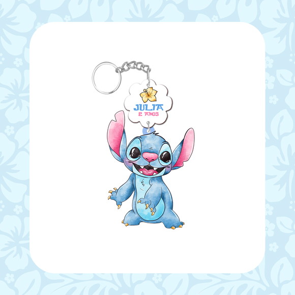 Lilo Stitch - Chaveiro Personalizado mdf