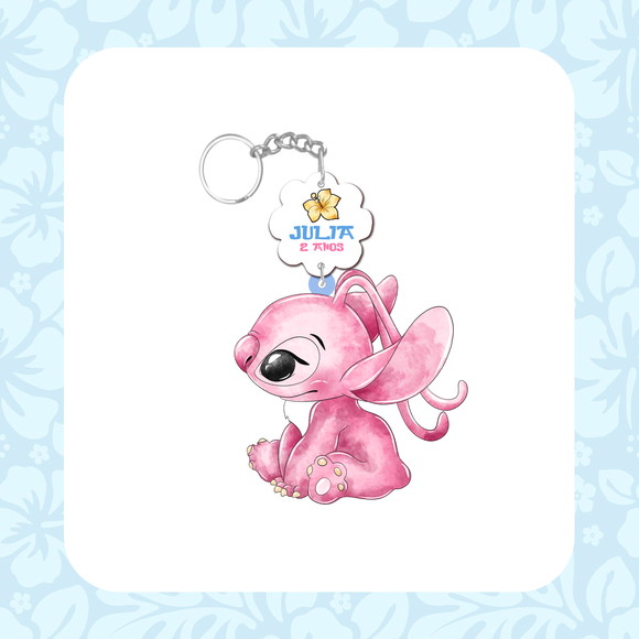 Lilo Stitch - Chaveiro Personalizado mdf