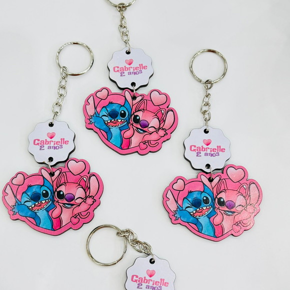Lilo Stitch - Chaveiro Personalizado mdf