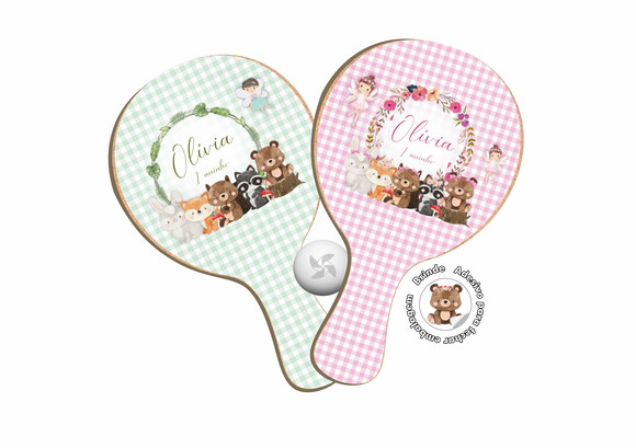Kit Raquete de Ping Pong - Bosque Encantado