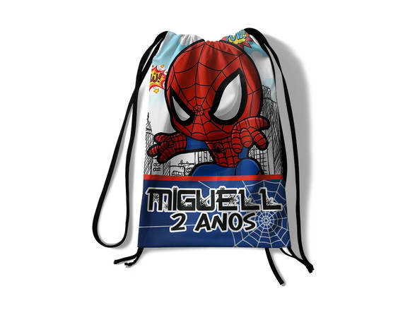 Mochila Saco - Homem Aranha Baby