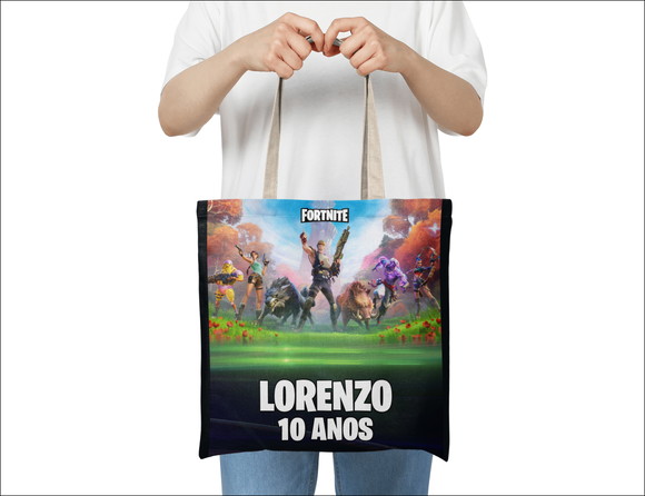 Sacolinha 20x25 para Lembrancinhas Oxford - Fortnite