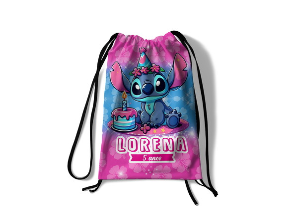 Mochila Saco - Lilo Stitch