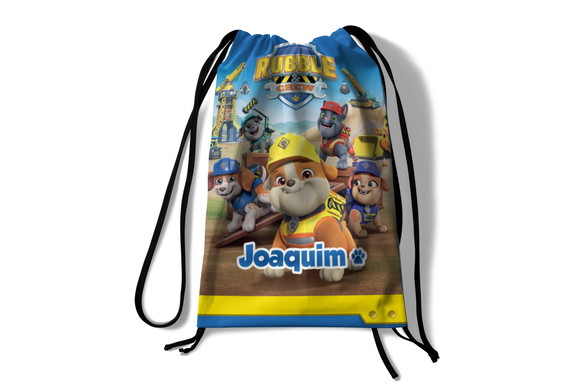 Mochila Saco - Rubble e Sua Turma