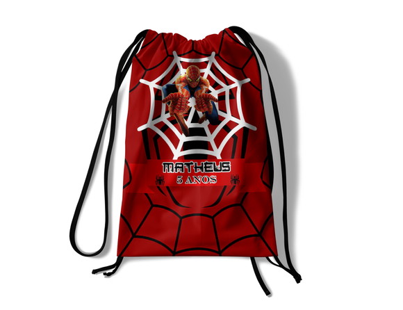 Mochila Saco - Homem Aranha