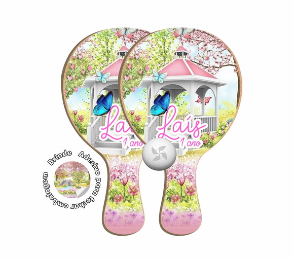 Kit Raquetes Ping Pong - Jardim Encantado