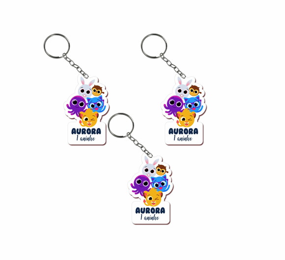 Chaveiro Lembrança Bolo Fofo Personalizado