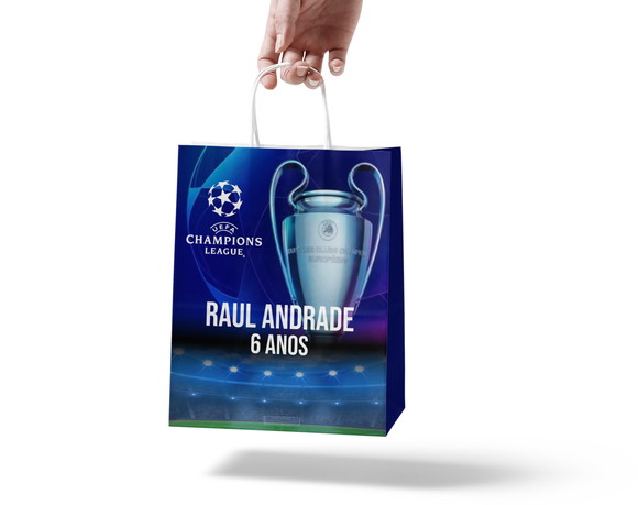 Sacola de Papel Personalizada - League Champions
