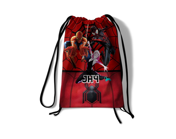 Mochila Saco - Homem Aranha Mulher Aranha