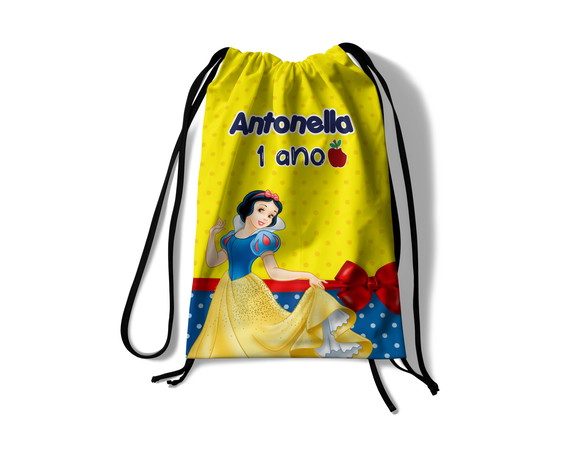 Mochila Saco - Branca de Neve