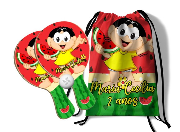 Kit Mochilinha e Raquetes Ping Pong - Magali