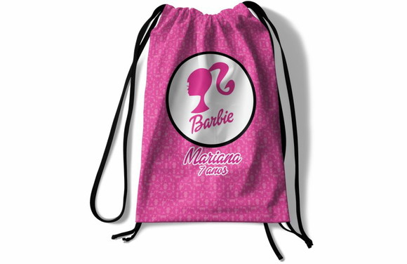 Mochilinha Saco - Barbie