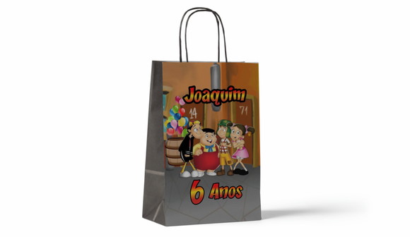 Sacola de Papel Personalizada Turma do Chaves