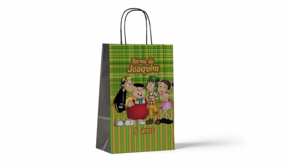 Sacola de Papel Personalizada Turma do Chaves