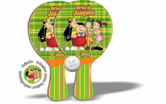 Raquetes Ping Pong Lembrança Chaves