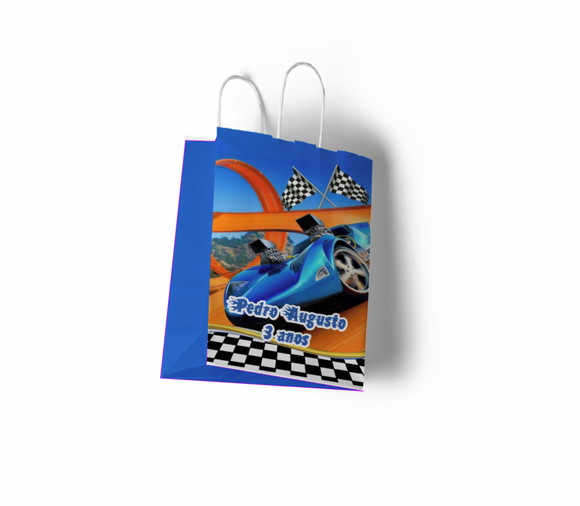 Sacola de Papel Personalizada Hotweels