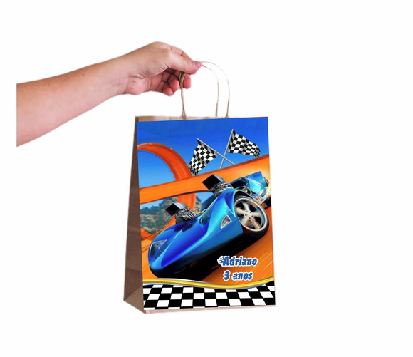 Sacola de Papel Personalizada Hotweels