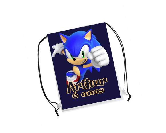 Mochila Saco - Sonic