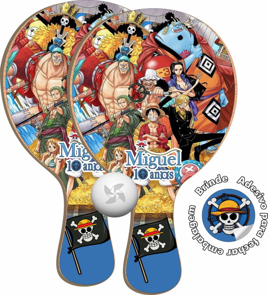 Kit Raquete de Ping Pong - One Piece