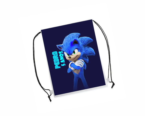 Mochila Saco - Sonic