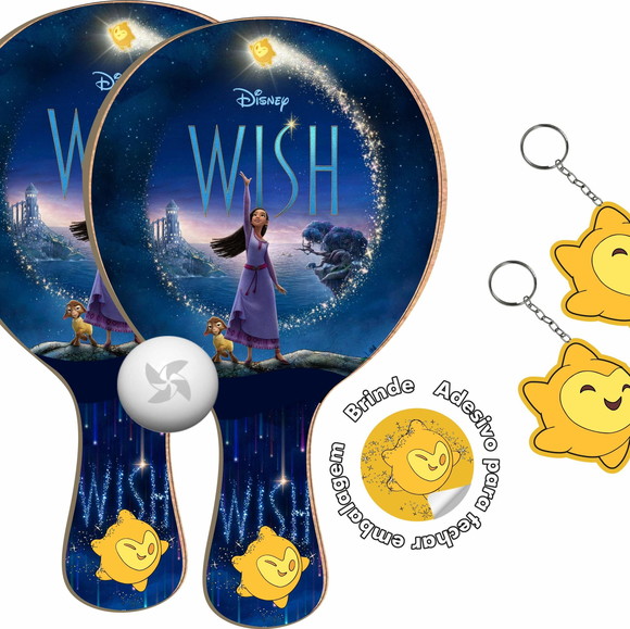 Kit Chaveiros e Raquetes Wish: o Poder dos Desejos