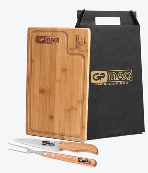 Kit Churrasco Bambu "pp" (3 Peças)