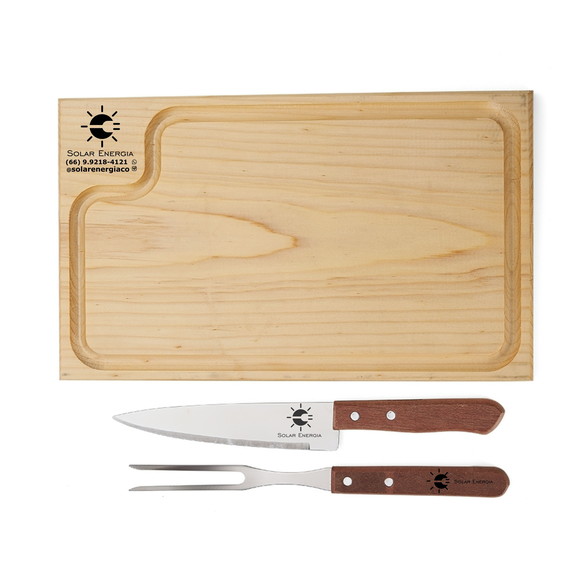 Lindo Kit Churrasco 3 Peças Personalizados
