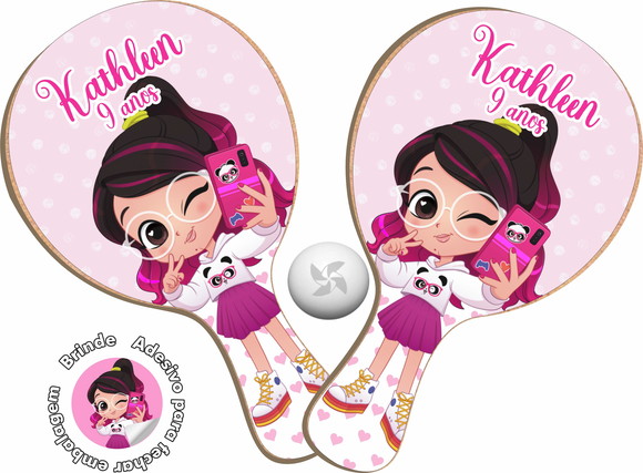 Kit Raquetes Ping Pong Luluca