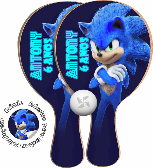 Kit Raquetes Ping Pong Sonic