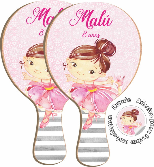 Raquetes de Ping Pong Bailarina