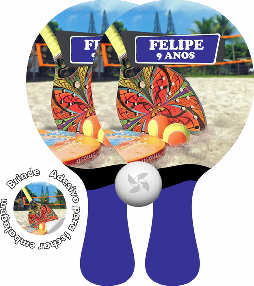 Kit Raquetes Ping Pong - Beach Tennis