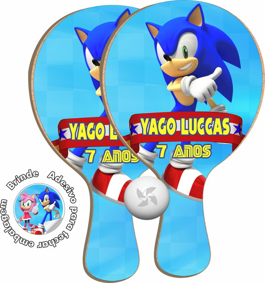 Kit Raquetes Ping Pong Sonic