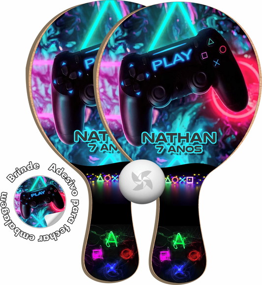 Kit Raquetes Ping Pong - Gamer