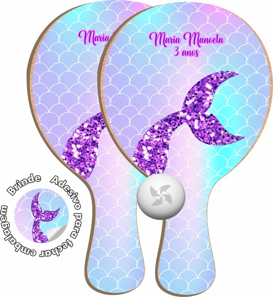 Kit Raquetes Ping Pong - Sereia