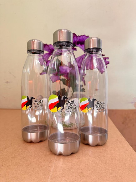 Garrafa Lembrancinha 730ml Personalizada Detalhe em Inox