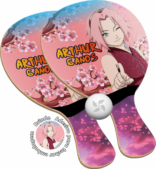 Kit Raquetes Ping Pong - Sakura