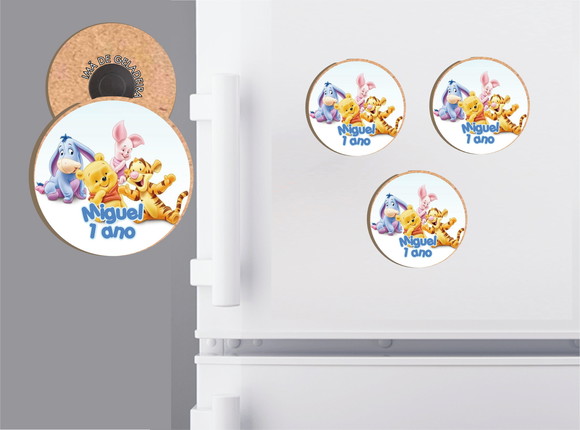 Ímã de Geladeira Ursinho Pooh