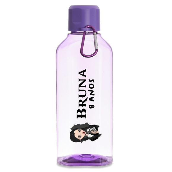 Garrafa de Água Personalizada - Wandinha Addams