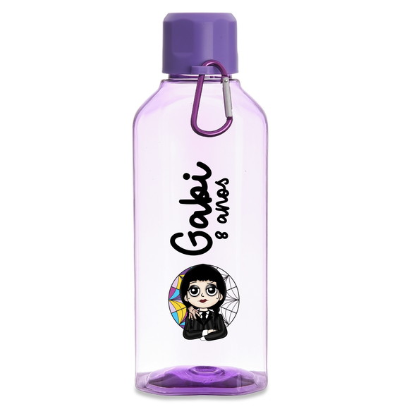 Lembrancinha Garrafa de Água Personalizada da Wandinha